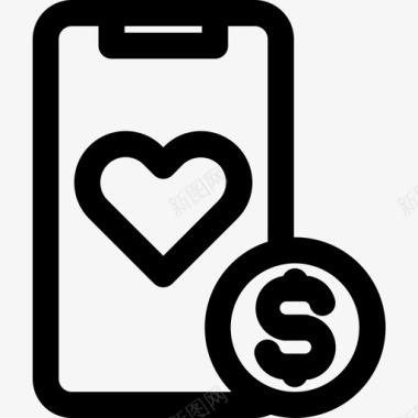 手机慈善筹款图标