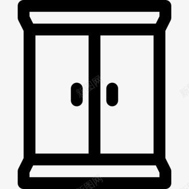 橱柜家具储藏室图标