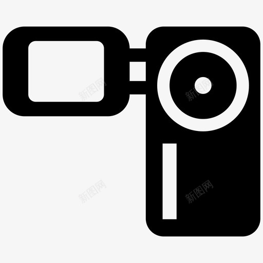 摄像机数码相机手持式摄像机svg_新图网 https://ixintu.com 摄像机 数码相机 手持 录音
