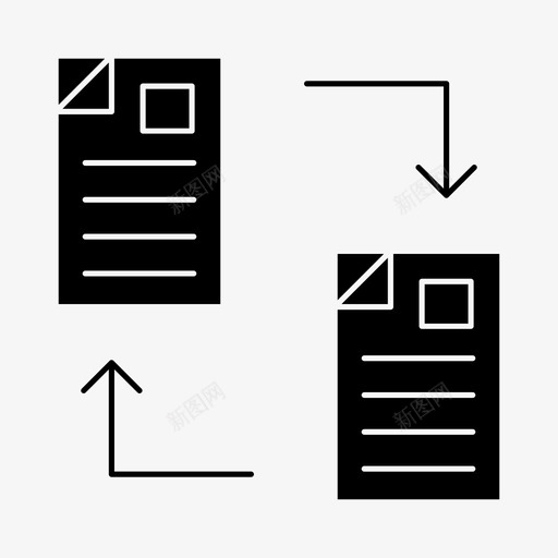 文件交换计算机因特网svg_新图网 https://ixintu.com 文件 交换 计算机 因特网 技术