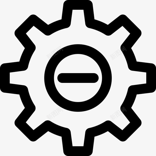 用户界面齿轮配置svg_新图网 https://ixintu.com 用户界面 齿轮 配置 选项 首选项 简单
