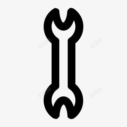 扳手设备工具svg_新图网 https://ixintu.com 扳手 工具 设备 作业 结构