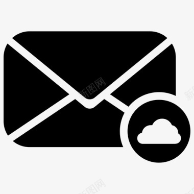 云电子邮件存储图标