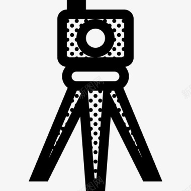 相机三脚架照片摄影图标