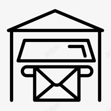 邮箱信封收件箱图标