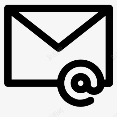 邮件域电子邮件图标