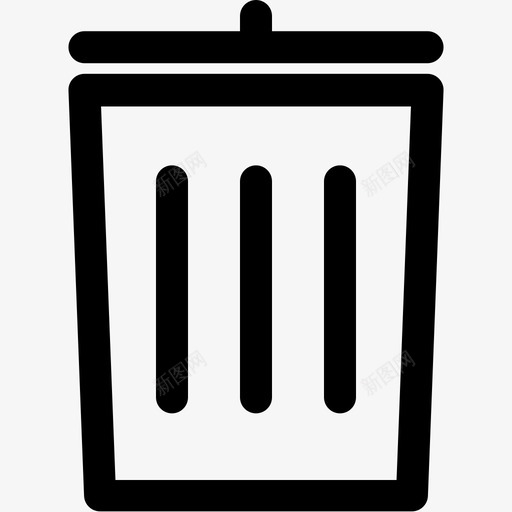 网上商店垃圾箱删除svg_新图网 https://ixintu.com 网上商店 删除 垃圾箱 回收 垃圾