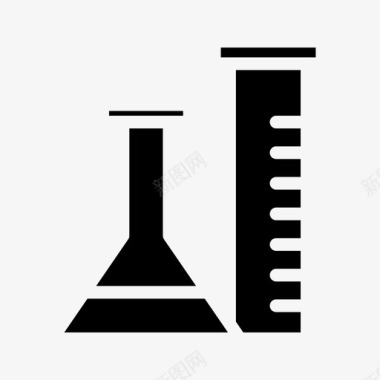 烧瓶实验液体图标