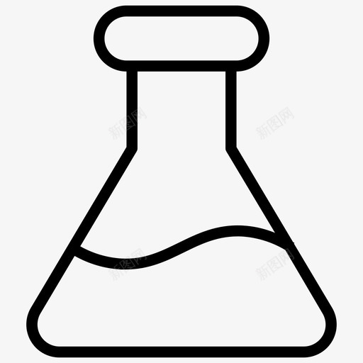 化学瓶教育锥形瓶svg_新图网 https://ixintu.com 化学 教育 学校 锥形 第一 一卷