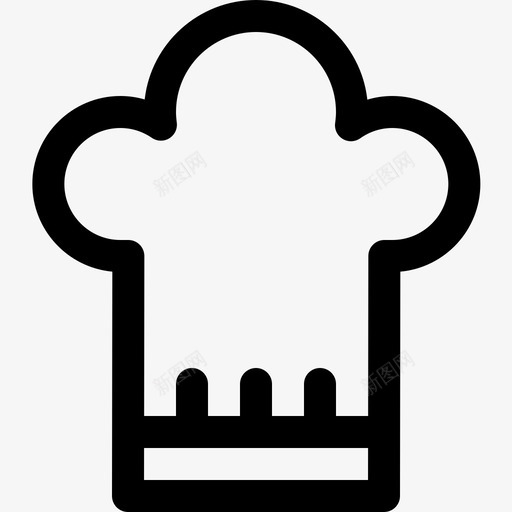 厨师帽厨房制服svg_新图网 https://ixintu.com 厨师 厨房 制服 工具 轮廓