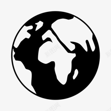 地球北美世界图标