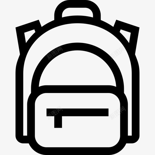 背包书包手提包svg_新图网 https://ixintu.com 背包 书包 手提包 学习 学校