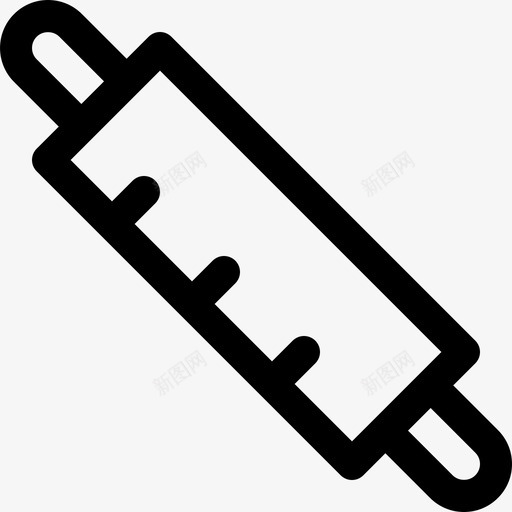 擀面杖面包房木制svg_新图网 https://ixintu.com 擀面杖 面包房 木制 厨房 工具