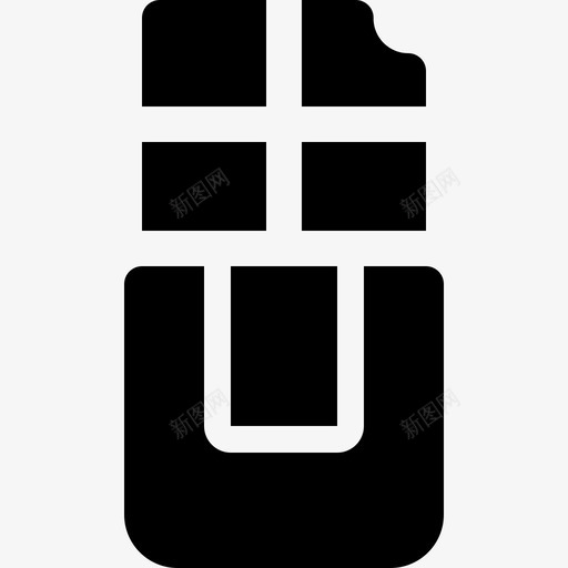 巧克力棕色巧克力棒svg_新图网 https://ixintu.com 巧克力 食物 棕色 可可 甜食 雕文
