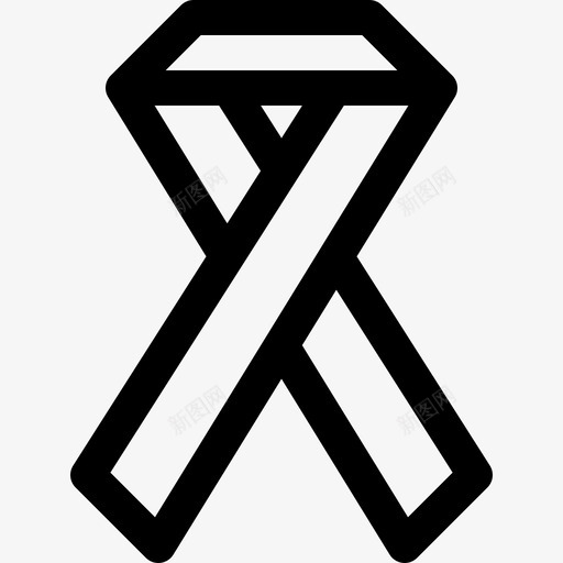 丝带意识丝带护理svg_新图网 https://ixintu.com 丝带 健康 医疗 意识 护理 大纲