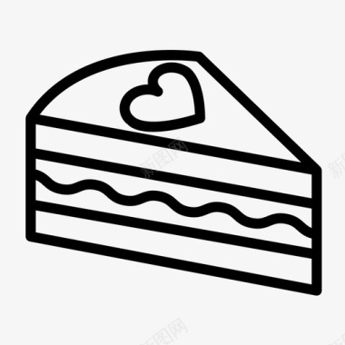 蛋糕节日情人节图标