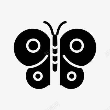 蝴蝶动物昆虫学图标