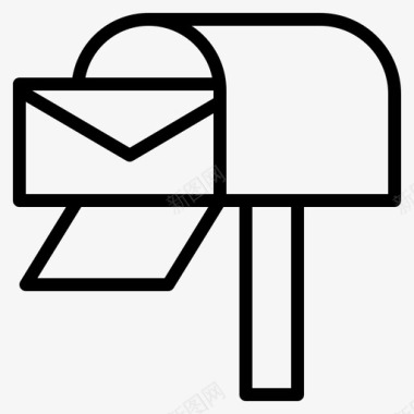 邮箱收件箱信箱图标