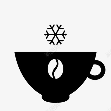 冰咖啡冷饮希腊咖啡图标