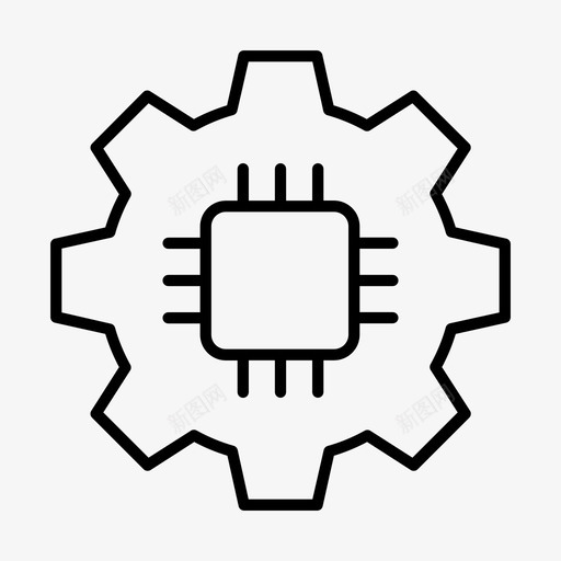处理器设置计算机互联网svg_新图网 https://ixintu.com 处理器 设置 计算机 互联网 技术
