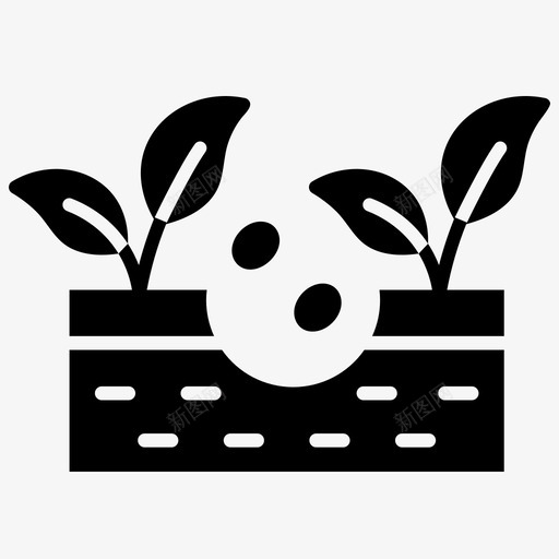 播种园艺植物svg_新图网 https://ixintu.com 播种 园艺 植物 智能 农场 填充