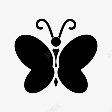 蝴蝶动物昆虫学图标