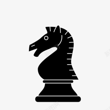 黑骑士象棋马图标