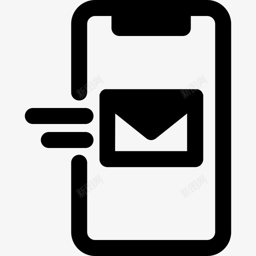 智能手机设备电子邮件svg_新图网 https://ixintu.com 智能 手机 设备 电子邮件 消息 接收