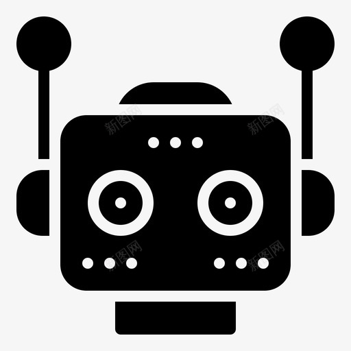 机器人半机械人机器svg_新图网 https://ixintu.com 机器人 机械 人机 机器 技术