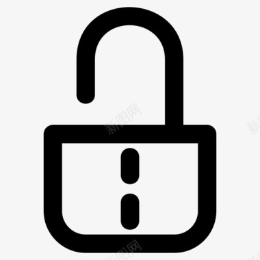 挂锁隐私保护图标