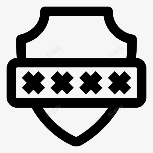 密码安全访问隐私svg_新图网 https://ixintu.com 安全 密码 访问 隐私 屏蔽 基本