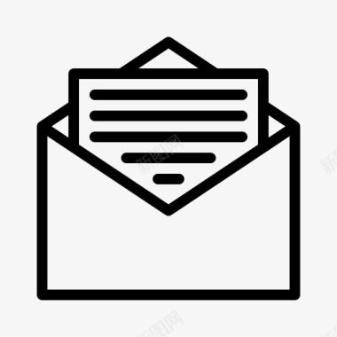 账单电子邮件信封图标
