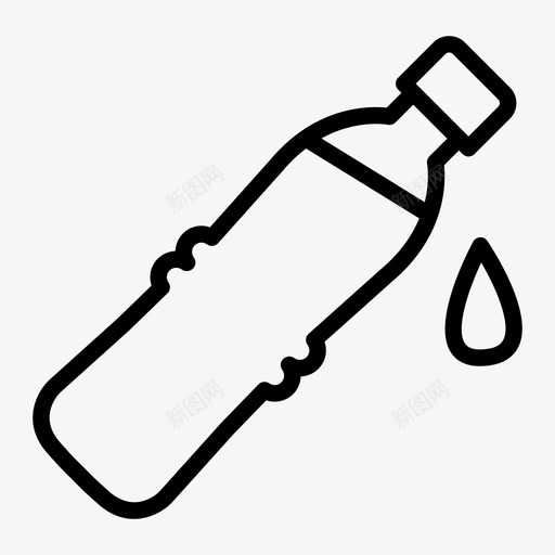 水瓶饮料塑料瓶svg_新图网 https://ixintu.com 水瓶 饮料 塑料瓶 酒店
