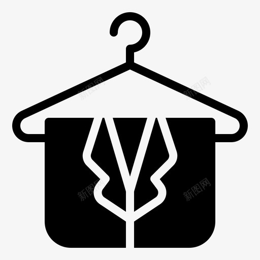 衣架与西装时尚缝纫svg_新图网 https://ixintu.com 衣架 西装 时尚 缝纫 裁缝 泰勒 固体