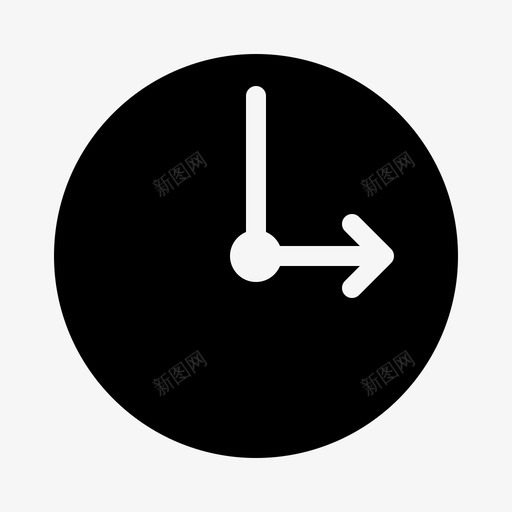 时钟在线时间svg_新图网 https://ixintu.com 在线 时钟 时间 手表 符号