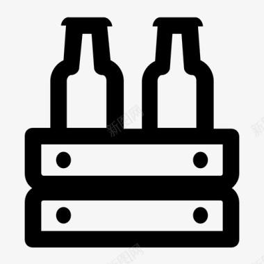 采购产品包装酒精啤酒图标