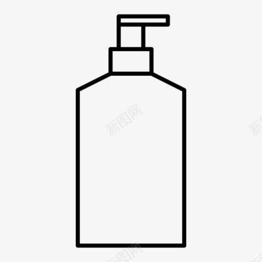 清洁剂瓶子液体瓶图标