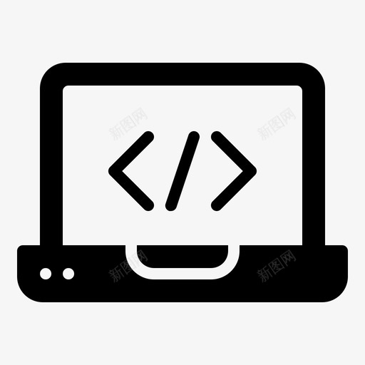 编程编码开发者svg_新图网 https://ixintu.com 编程 编码 开发者 笔记本 电脑 语法