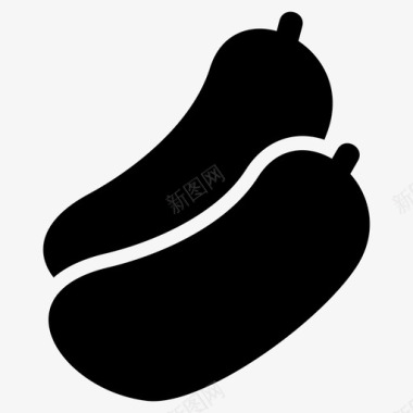 黄瓜剁碎烹饪图标