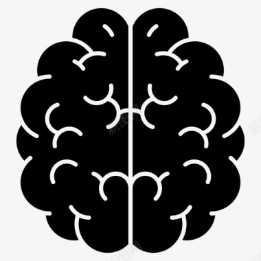 脑解剖学心智图标