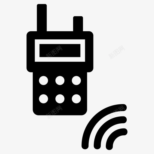对讲机通话通讯svg_新图网 https://ixintu.com 对讲机 通话 通讯 电话 收音机 复古