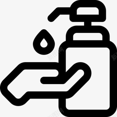 洗手液卫生用品肥皂图标