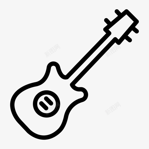吉他乐器多音阶svg_新图网 https://ixintu.com 吉他 乐器 多音 音阶 音乐