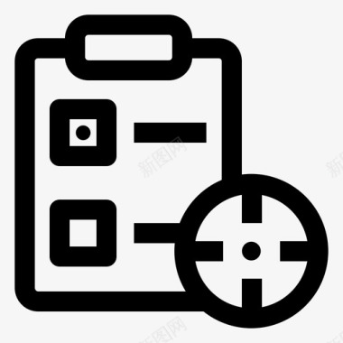 计划检查表重点图标