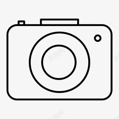 无镜相机数码单反图像图标