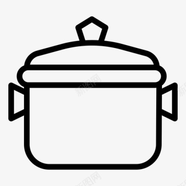 炖锅烹饪厨房图标
