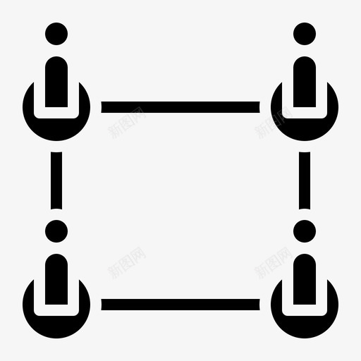 距离人社会距离svg_新图网 https://ixintu.com 距离 社会 离人 空间