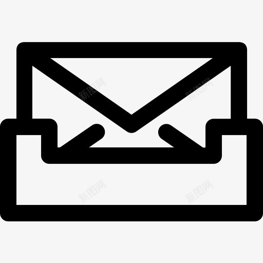 电子邮件收件箱收到的邮件svg_新图网 https://ixintu.com 邮件 电子邮件 收件箱 收到 新邮件 业务 办公室