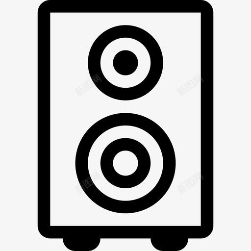 低音炮声音扬声器svg_新图网 https://ixintu.com 低音炮 声音 扬声器 微型