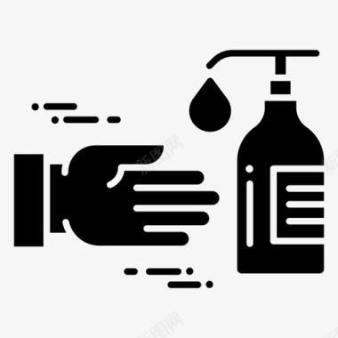 防腐剂手洗手液图标